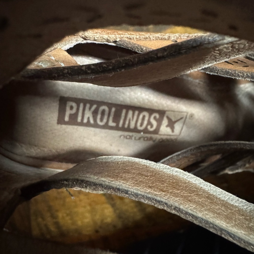 Pikolinos Java strappy gladiator sandals Size 40 = 9-9.5 - Picture 7 of 14